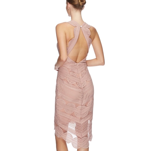 lover ode lace midi dress